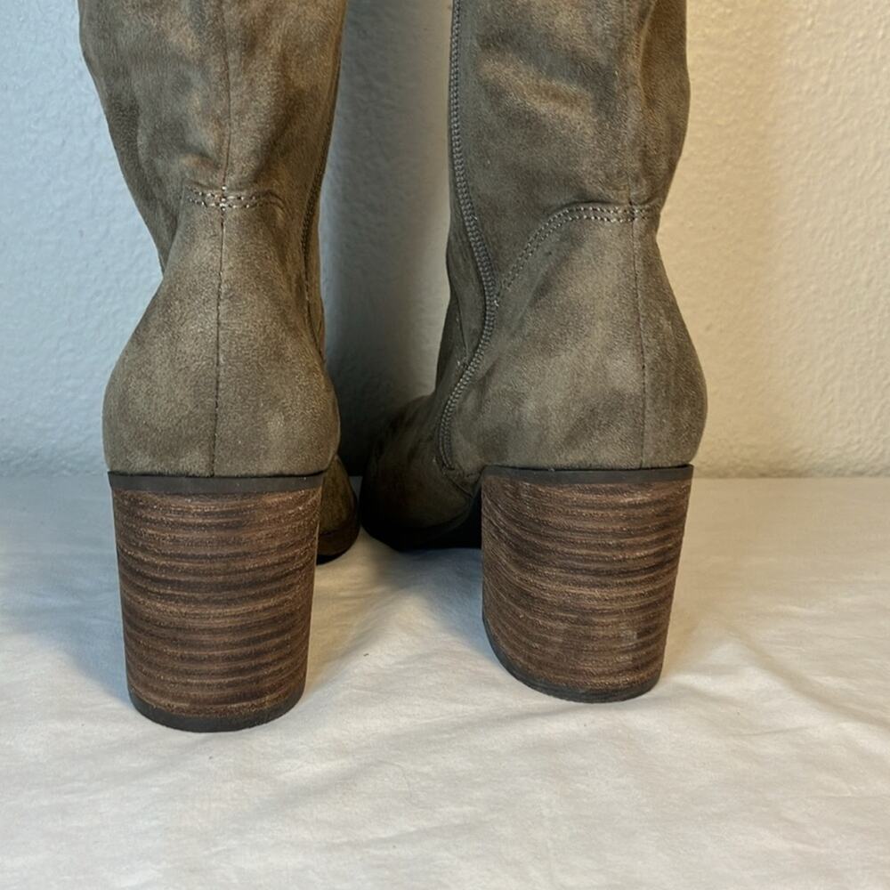 NWOT BP Luke Over-the-Knee Boot (Women) brown boots block heel chunky heel - Picture 5 of 7